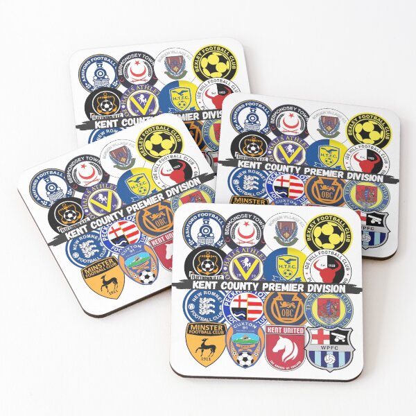 Item preview, Kent County League Premier Division Badge Grid Design designed and sold by PointsPerGame.
