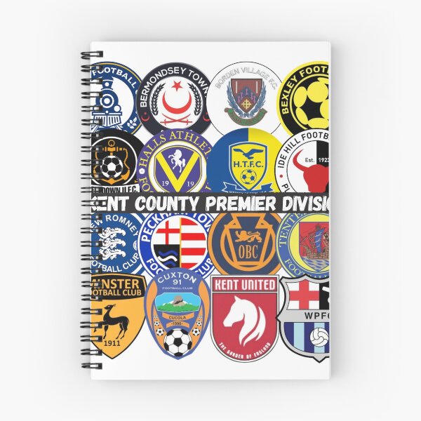 Item preview, Kent County League Premier Division Badge Grid Design designed and sold by PointsPerGame.