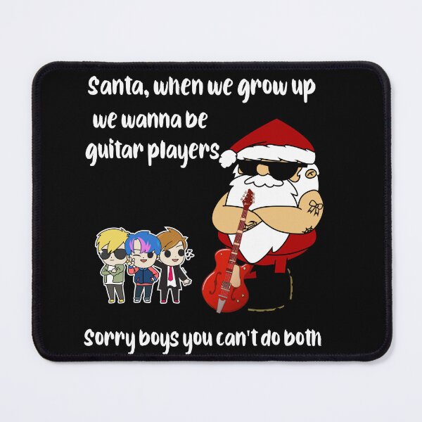 Item preview, Funny Christmas Santa Guitar designed and sold by TrilbyTeeShop.