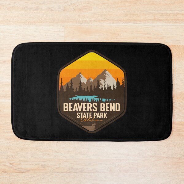 Item preview, Beavers Bend State Park Oklahoma - OK Retro Badge Forest and Wilderness  designed and sold by mountainfad.