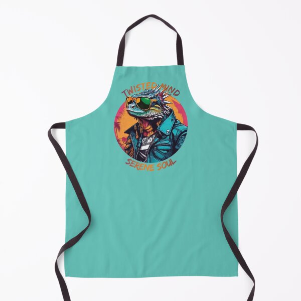 Item preview, Colorful iguana with sunglasses - Twisted mind, serene soul designed and sold by HarridanCreates.