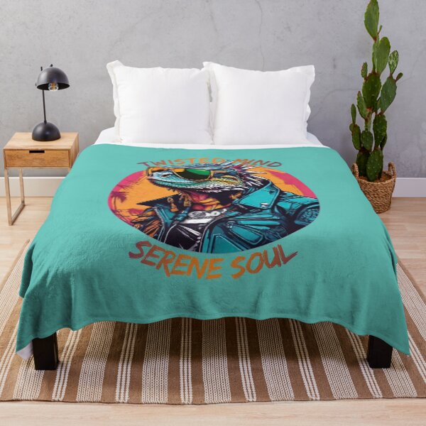 Item preview, Colorful iguana with sunglasses - Twisted mind, serene soul designed and sold by HarridanCreates.