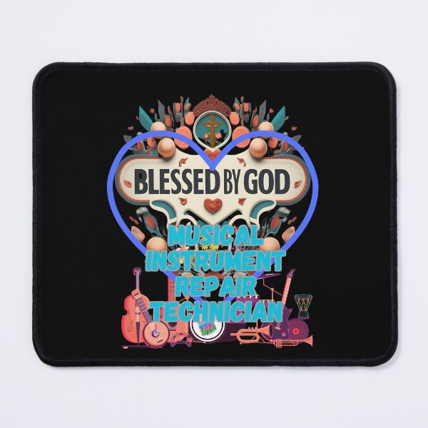 Item preview, BLESSED BY GOD MUSICAL INSTRUMENT TECHNICIAN designed and sold by carlos crane.