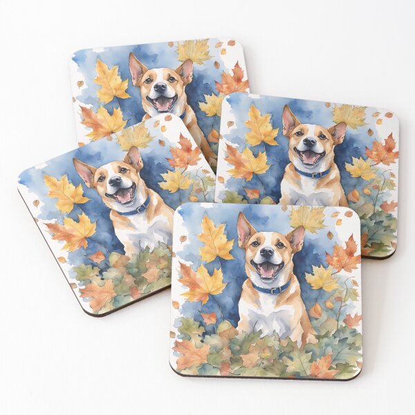 Item preview, Autumn's Embrace: A Dog's Tale of Bliss designed and sold by ArtsyInventor.