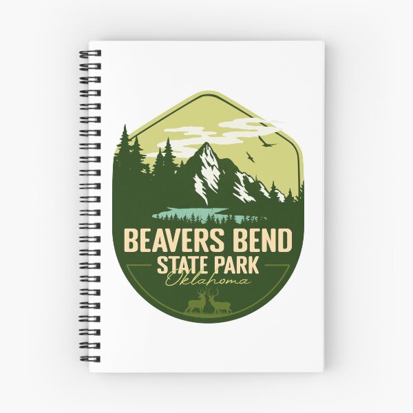 Item preview, Beavers Bend State Park Oklahoma - OK Retro Green Badge Forest and Wilderness  designed and sold by mountainfad.