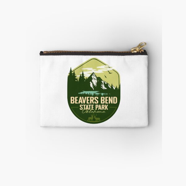 Item preview, Beavers Bend State Park Oklahoma - OK Retro Green Badge Forest and Wilderness  designed and sold by mountainfad.