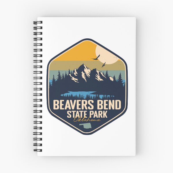 Item preview, Beavers Bend State Park Oklahoma - OK Retro Badge Forest and Wilderness  designed and sold by mountainfad.