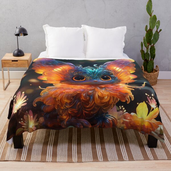 Item preview, Orange Luminescent Butterfly Fox designed and sold by OldNewAmbient.