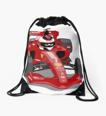 Cartoon Car Drawstring Bag