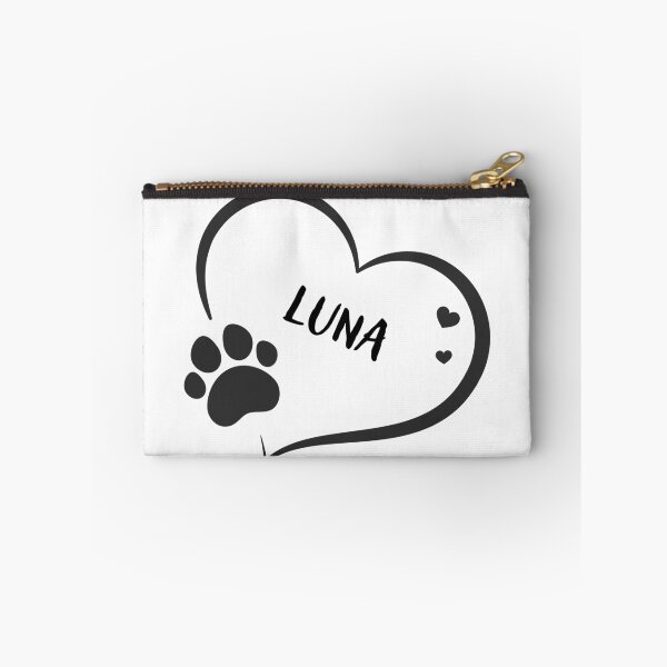 Item preview, Luna pet dog cat name in a heart with a paw, great gift for dog or cat owners designed and sold by OCS1337.