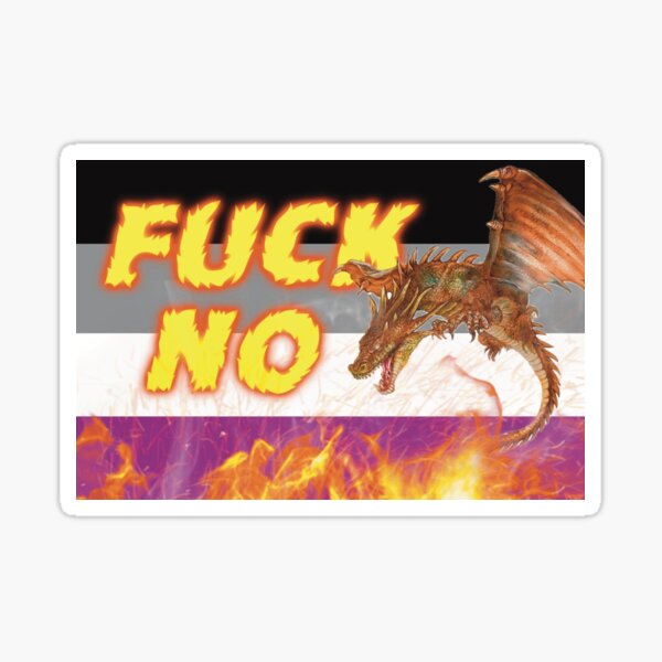 Item preview, fuck no chaotic ace flag designed and sold by quietdewdrops.