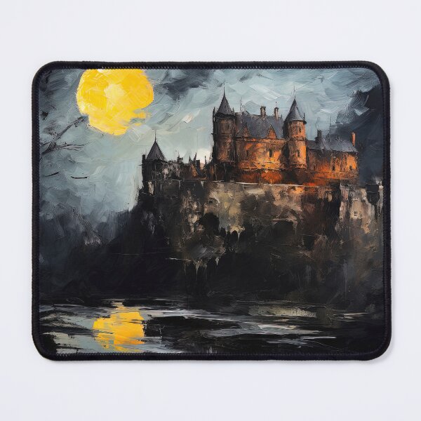 Item preview, Night panoramas, Gothic castles designed and sold by AM FineArtPrints.