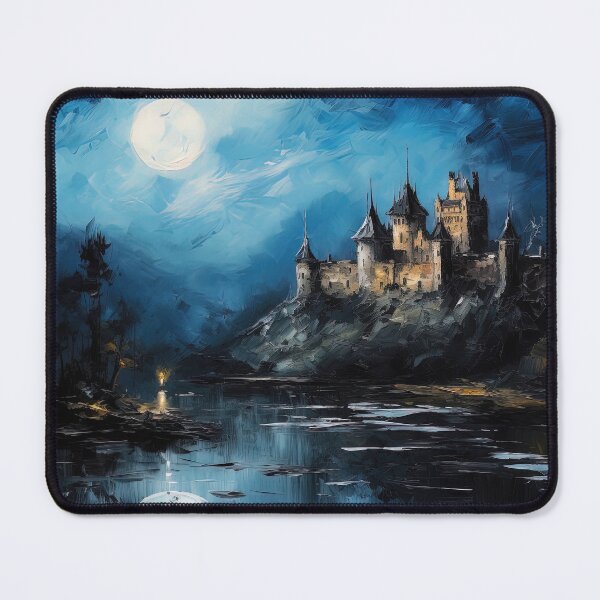 Item preview, Night panoramas, Gothic castles designed and sold by AM FineArtPrints.