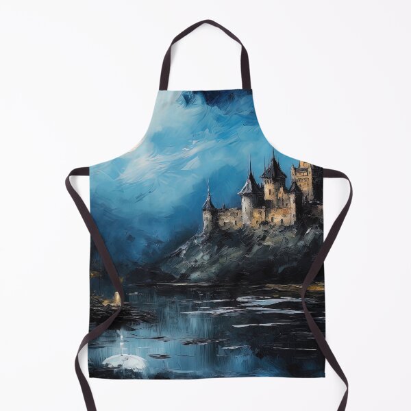 Item preview, Night panoramas, Gothic castles designed and sold by AM FineArtPrints.