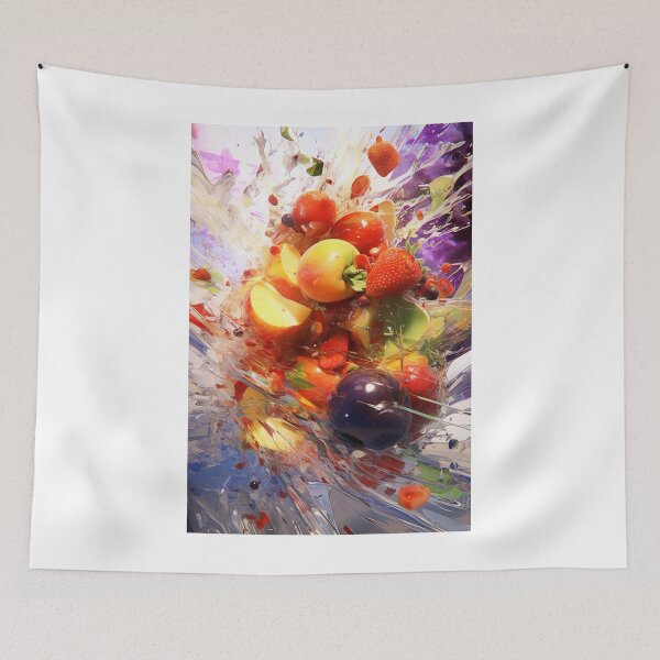 Item preview, Fruit t shirt oil painting, festive illustration, pop art, designed and sold by Mickeymouse2023.