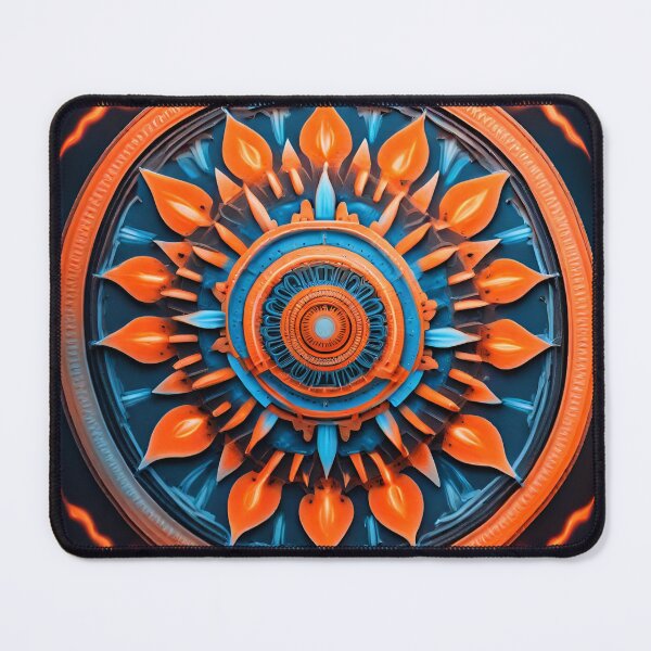 Item preview, Fiery Frost Mandala Fusion designed and sold by SpiritualManda.