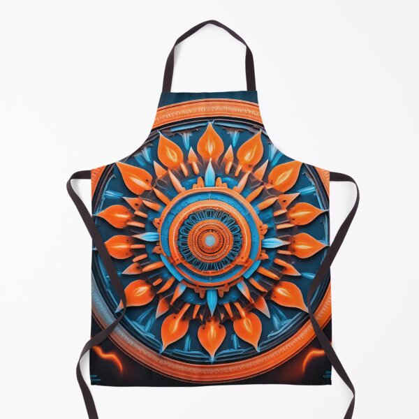 Item preview, Fiery Frost Mandala Fusion designed and sold by SpiritualManda.