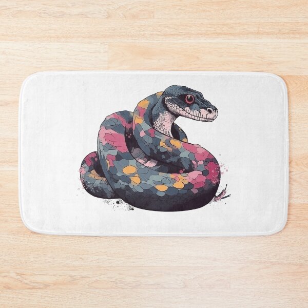 Item preview, Colorful Fantasy Snake Art - Vibrant Serpent Design for Home Decor and Apparel designed and sold by bahlpythons.