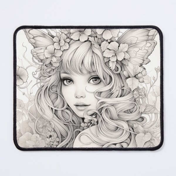 Item preview, Fairy Grey Tone Art designed and sold by deathmetalart.