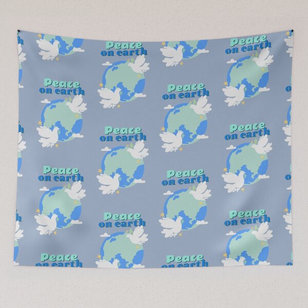 Item preview, Peace On Earth. Peace Doves Planet designed and sold by Rebel-Design.