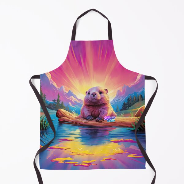 Item preview, Whimsical Y2K Rainbow Baby Beaver Collection: Magical Shirts, Stickers, and More! designed and sold by ChromaKins.