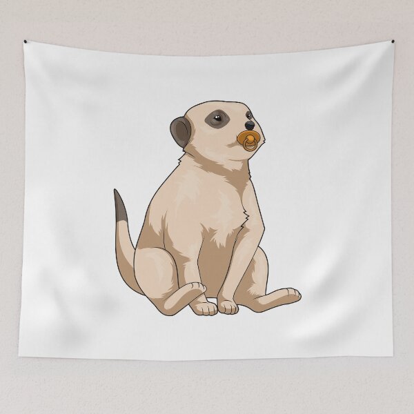 Item preview, Meerkat Baby Pacifier  designed and sold by Snabdesign84.