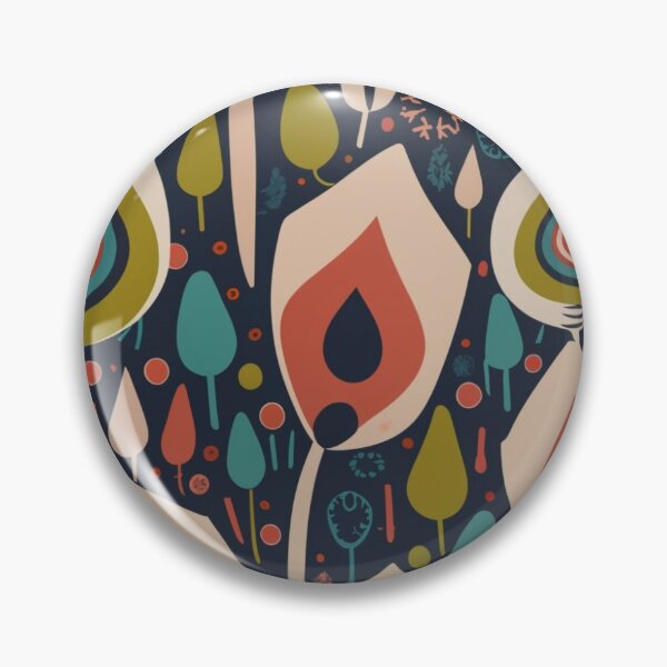 Item preview, Dark Winter / Deep Winter pattern, skin-tone matching, personal color analysis, PCA, mid-century modern designed and sold by look4seasons.