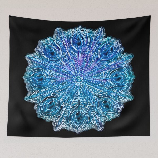 Item preview, Mandala 04 BIG blue crystal designed and sold by extramuros-cf.
