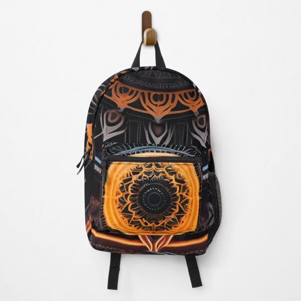Item preview, Frosty Flames Mandala: Boho Black & Ice Yellow Design designed and sold by SpiritualManda.