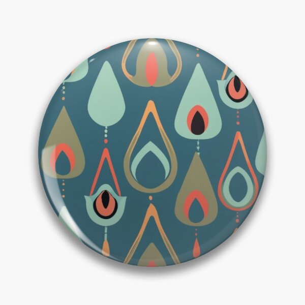 Item preview, Dark Winter / Deep Winter pattern, skin-tone matching, personal color analysis, PCA, mid-century modern designed and sold by look4seasons.