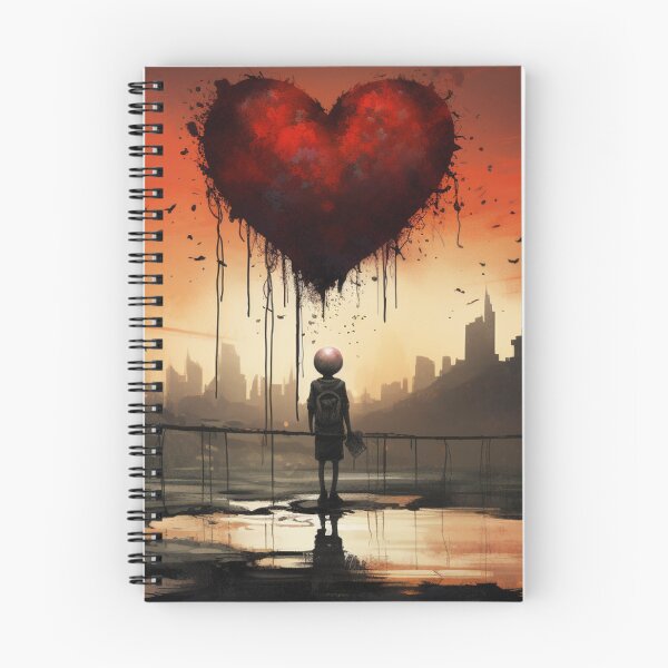 Item preview, Love Heart Design in Color Pen and Ink - Realistic 8K Illustration designed and sold by MedusaAiArt.