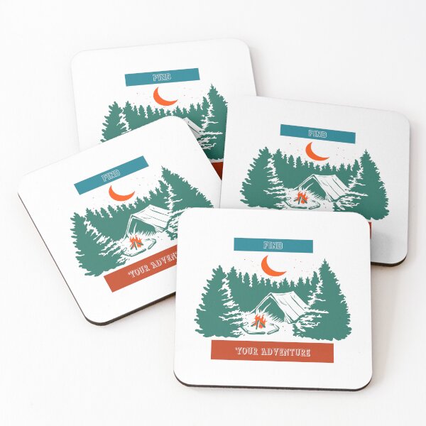 Item preview, Camping hiking lovers design designed and sold by Naturartprints.