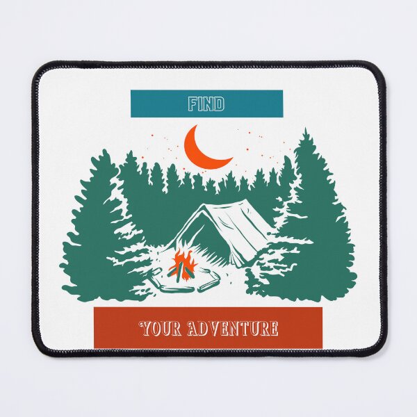 Item preview, Camping hiking lovers design designed and sold by Naturartprints.