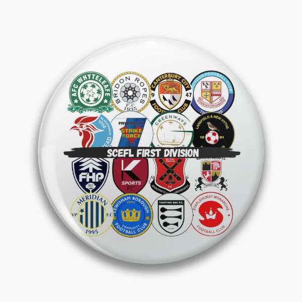 Item preview, SCEFL First Division Badge Grid Design designed and sold by PointsPerGame.