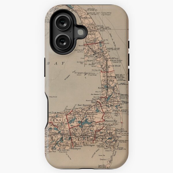 Item preview, Vintage Map of Cape Cod MA (1905) designed and sold by BravuraMedia.