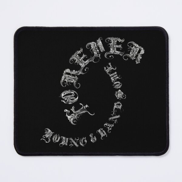 Item preview, Forever young and handsome in black dark twisted smoke text 3 designed and sold by CoolVisionStd.