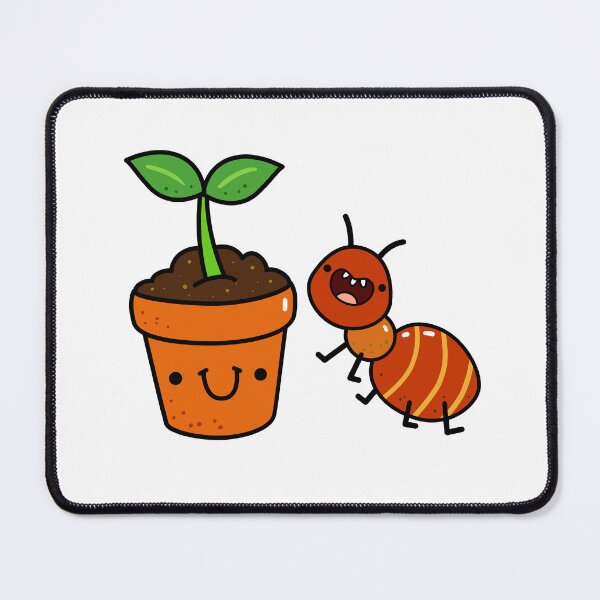 Item preview, Kawaii Ant and Potted Plant designed and sold by kawaiilife.