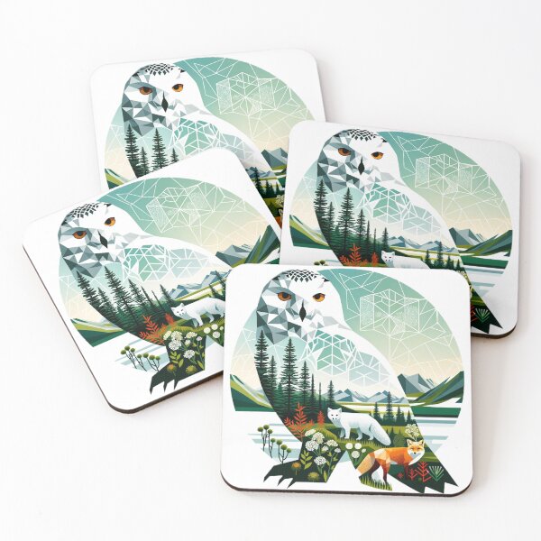 Item preview, Snow owl designed and sold by FarbenFabel.