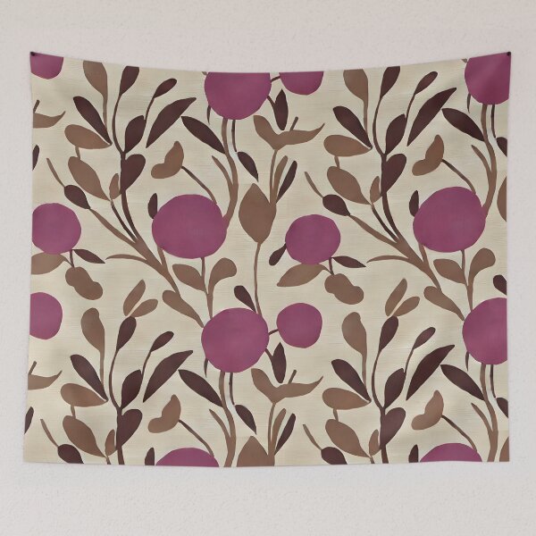 Item preview, Floral Silhouette designed and sold by Poetic Patterns Studio.