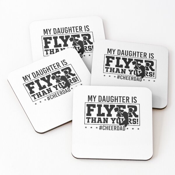 Item preview, My Daughter Is Flyer Than Yours Funny Cheer Dad Cheerleader Father's Day designed and sold by NovaPixelArtCo.