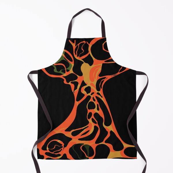Item preview, Abstract orange neurographica drawing  designed and sold by yul4ik80.