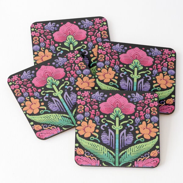 Item preview, Mosaico, flor rosa, imita linha, bordado designed and sold by GirlaineSQ.