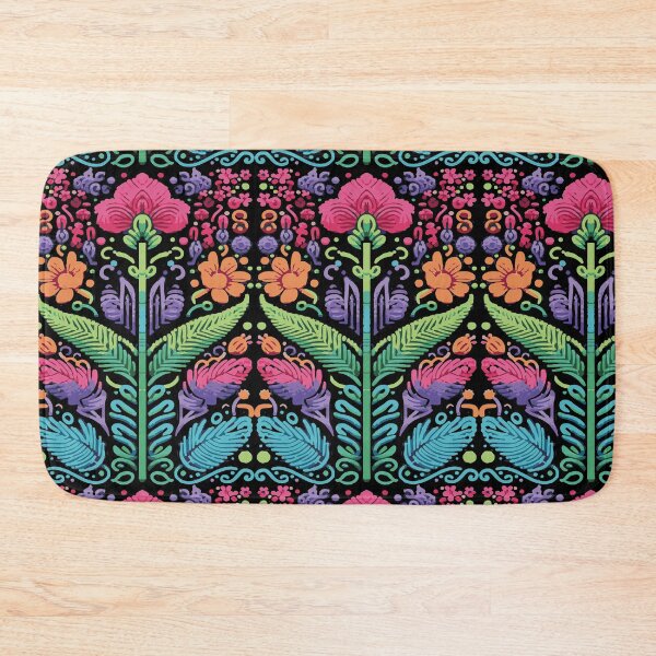 Item preview, Mosaico, flor rosa, imita linha, bordado designed and sold by GirlaineSQ.