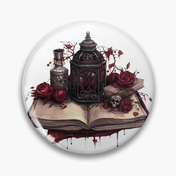 Item preview, Watercolor OxBlood Witch's Book designed and sold by Mandayartstudio.
