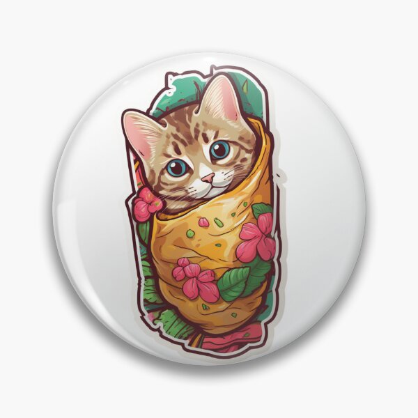 Item preview, Cat In Burrito Purrito Cat designed and sold by ArtFromBeyond.