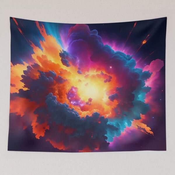 Item preview, Cosmic Burst Of Colors designed and sold by Jollys-ArtShop.