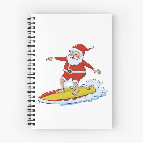 Item preview, Santa on a surfboard  Sticker designed and sold by ColorMarketNew.