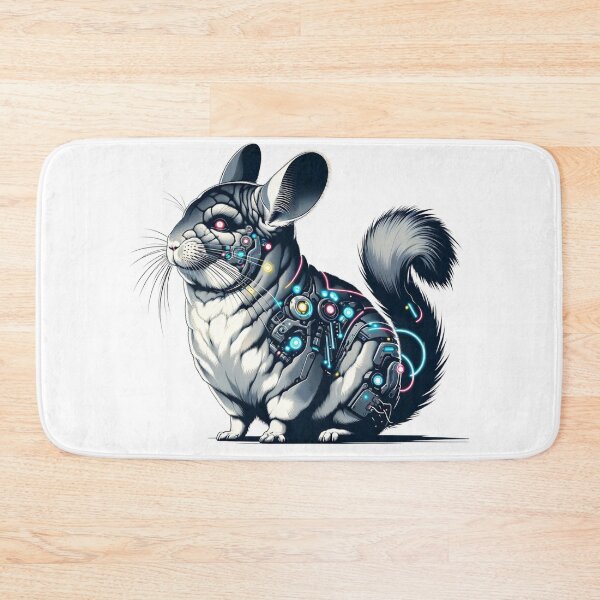 Item preview, Neon Dart - Cyber Chinchilla designed and sold by MrAI-Store.