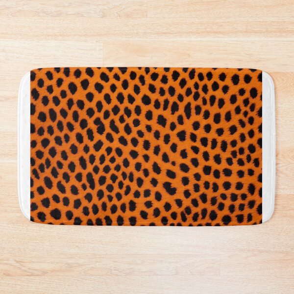 Item preview, Orange Leopard Seamless Pattern designed and sold by Rell1970.