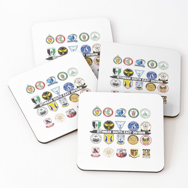 Item preview, Isthmian South East Division Badge Grid Design designed and sold by PointsPerGame.